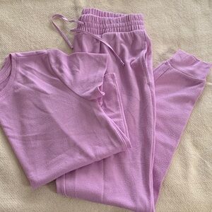 Victoria's Secret Lavender Knit Lounge Set